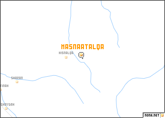 map of Maşna‘at al Qā‘