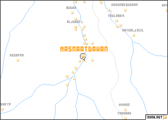 map of Maşna‘at Daw‘an