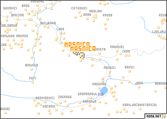 map of (( Mašnica ))