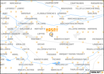 map of Masny