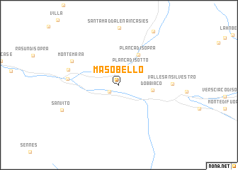 map of Masobello