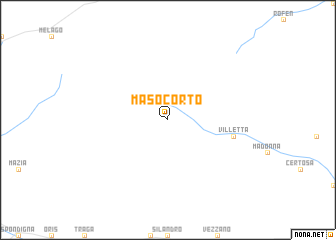 map of Maso Corto