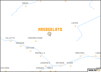 map of Masogelato