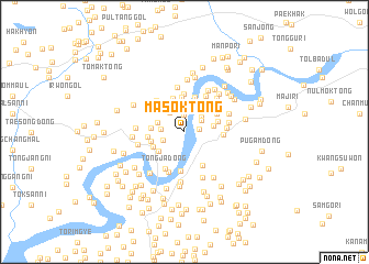 map of Masŏk-tong