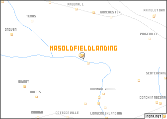 map of Mas Old Field Landing