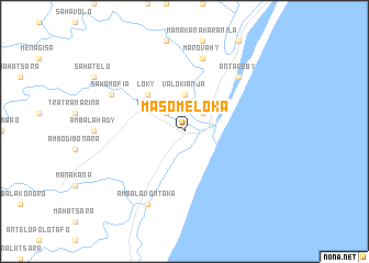 map of Masomeloka