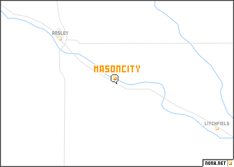 map of Mason City