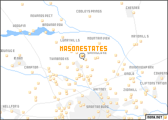 map of Mason Estates