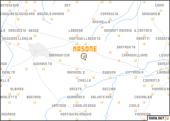 map of Masone