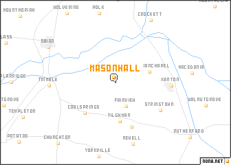 map of Mason Hall