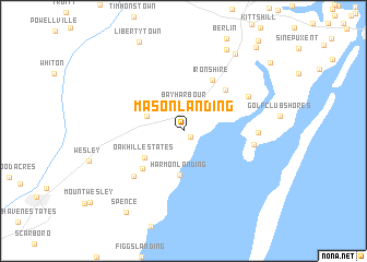 map of Mason Landing