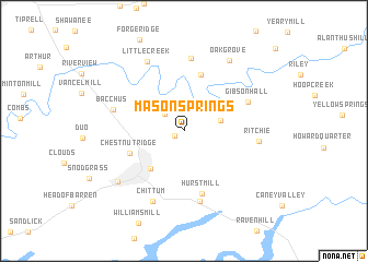 map of Mason Springs