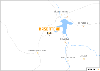 map of Masontown