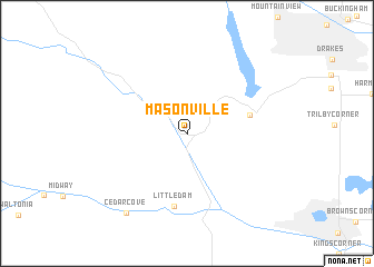 map of Masonville