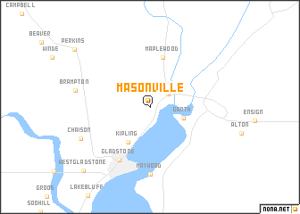 map of Masonville