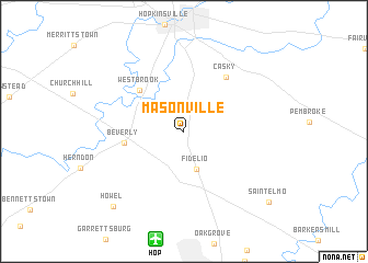map of Masonville