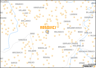 map of Mašoviči