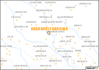 map of Masparrito Arriba
