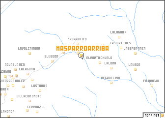 map of Masparro Arriba