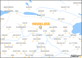 map of Maspelösa