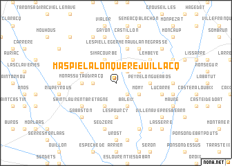 map of Maspie-Lalonquère-Juillacq