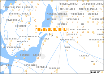 map of Masqsūd Alīwāla