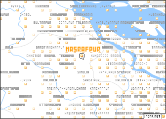 map of Masrafpur