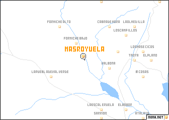 map of Mas Royuela