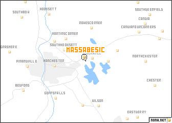 map of Massabesic