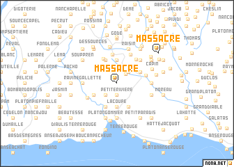 map of Massacre