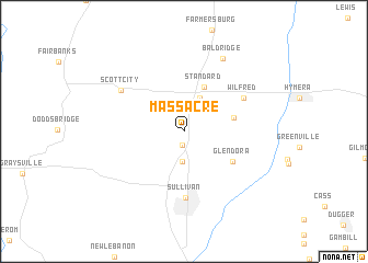 map of Massacre