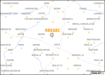 map of Massac