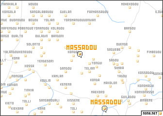 map of Massadou