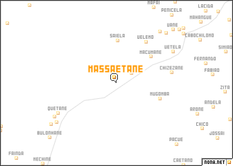 map of Massaetane