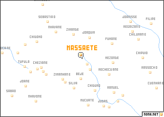 map of Massáete
