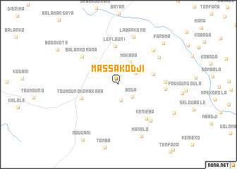 map of Massakodji
