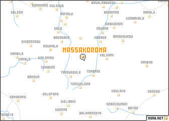 map of Massakoroma