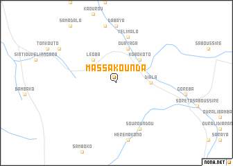 map of Massakounda