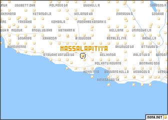map of Massalapitiya