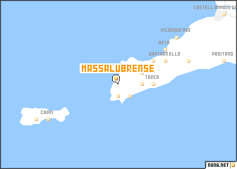 map of Massalubrense