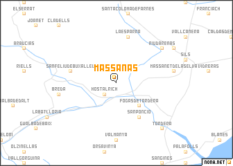 map of Massanas