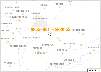 map of Massanetta Springs