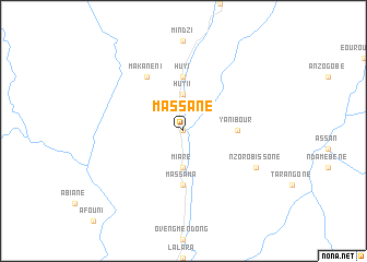 map of Massane