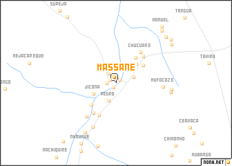 map of Massane