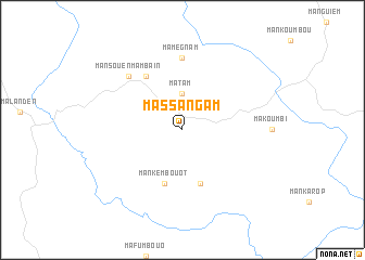 map of Massangam