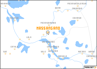 map of Massangano