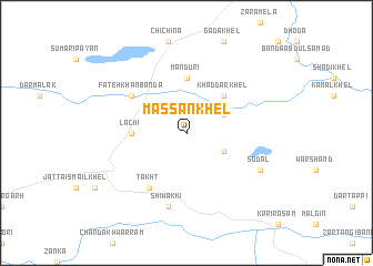 map of Māssan Khel