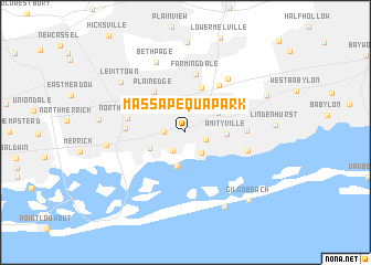 map of Massapequa Park