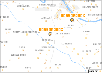map of Massaponax