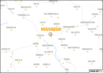 map of Massaquoi